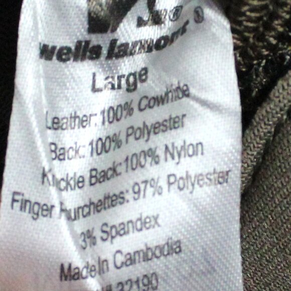 Wells Lamont Work & Home Men's L Grain Leather Gloves - Picture 7 of 10